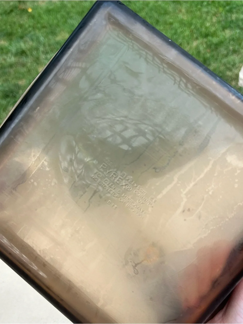 Pyrex excuse humidity